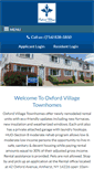 Mobile Screenshot of oxfordvillagetownhomes.com